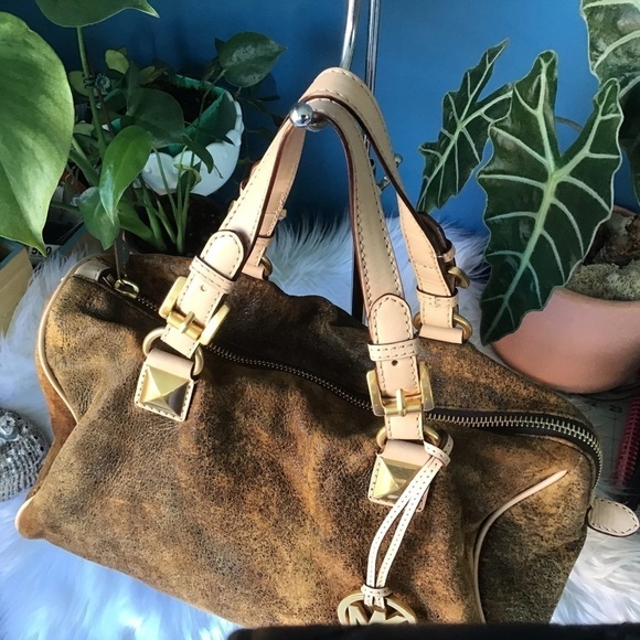 Michael Kors LTD Grayson LG Soft distressed bag & Wallet Set - Picture 3 of 11